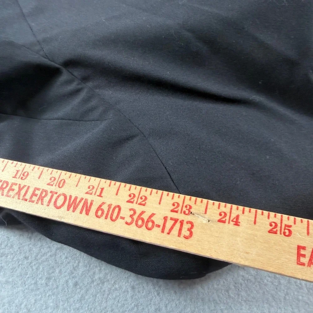 Jos. A. Bank Traveler Suit Mens 44 Short 42 Waist Black 100% Wool 2-Button